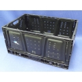 Lot of 8 Collapsible Folding Moving Storage Container Crates